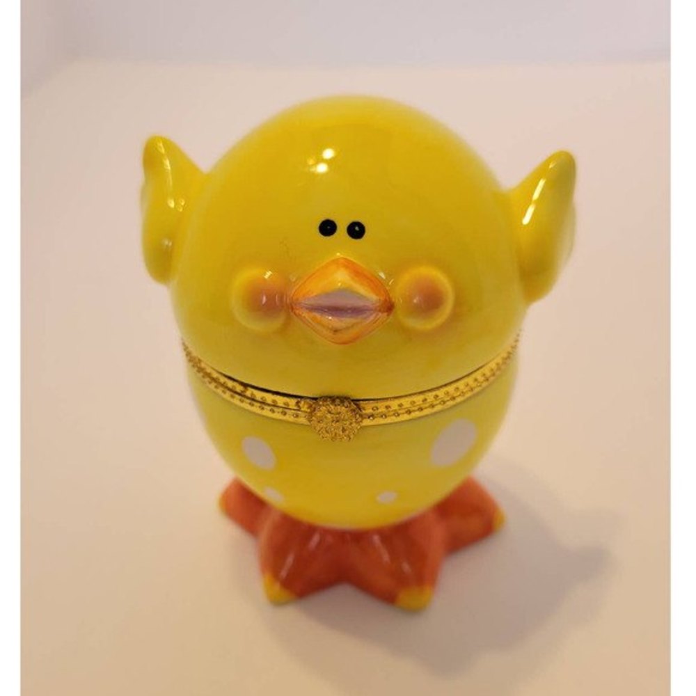Easter Chick Trinket Box